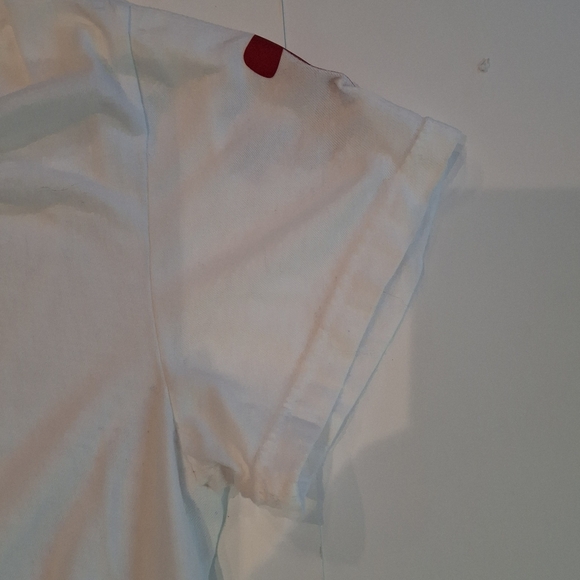 True Religion Women's White Short Sleeve V-Neck Tee Size L - Picture 4 of 6